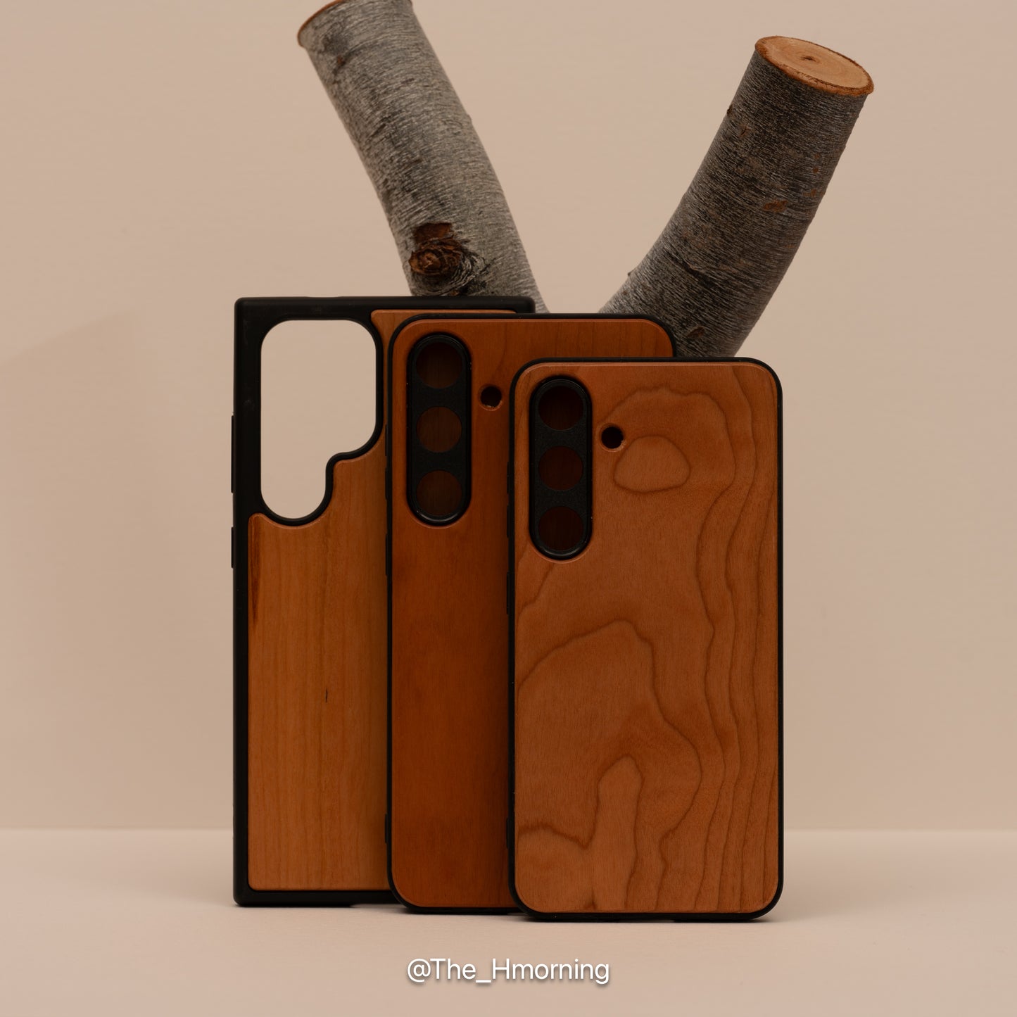 Personalised Laser Engraving Wooden Samsung Case S24