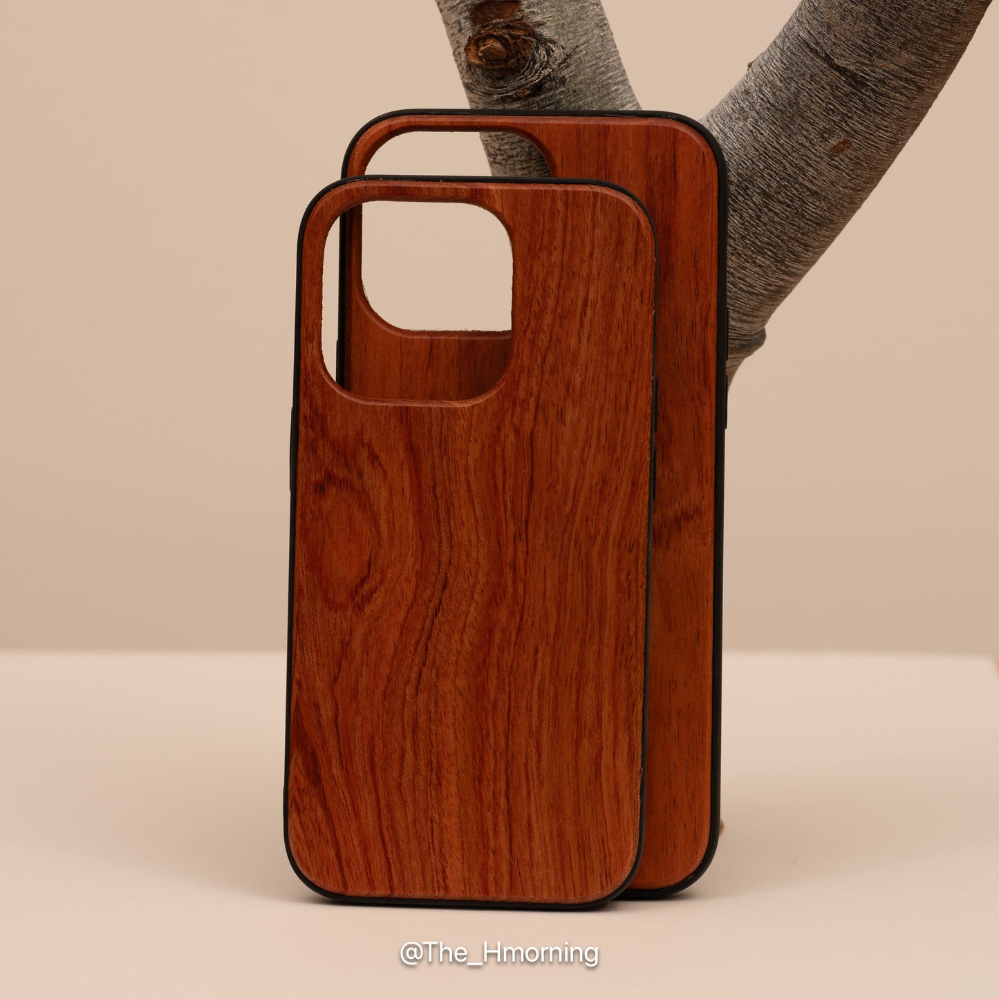 Personalised Laser Engraving Wooden iPhone Case 12/13/14