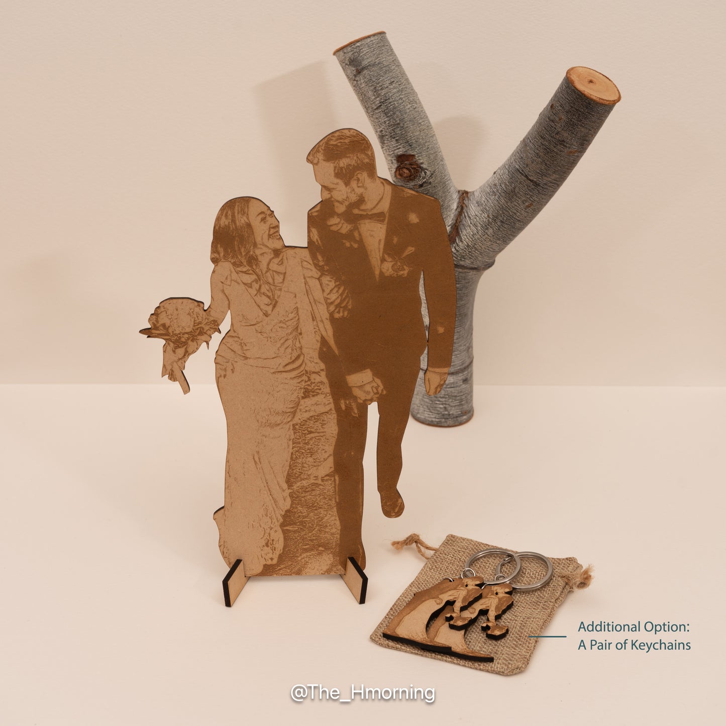 Personalised Laser Engraving Table Ornament